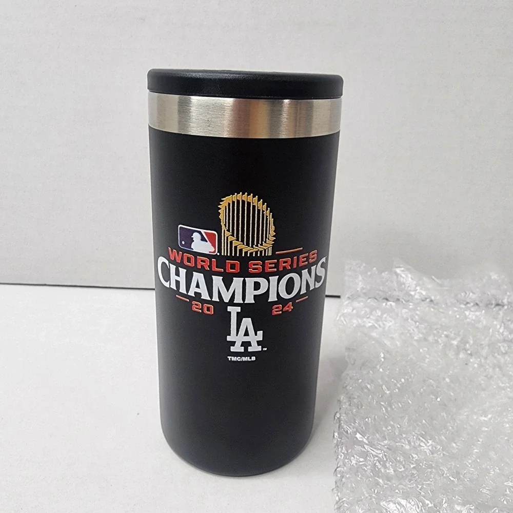 Los Angeles Dodgers 2024 World Series Champions 12oz Slim Can Stainless Steel